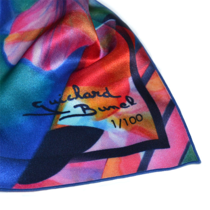 Numerotation Foulard "A fleur de peau"