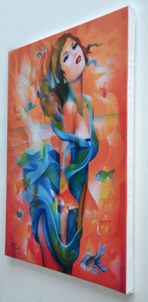 Impression toile "Le vent qui rend fou" de Guichard Bunel