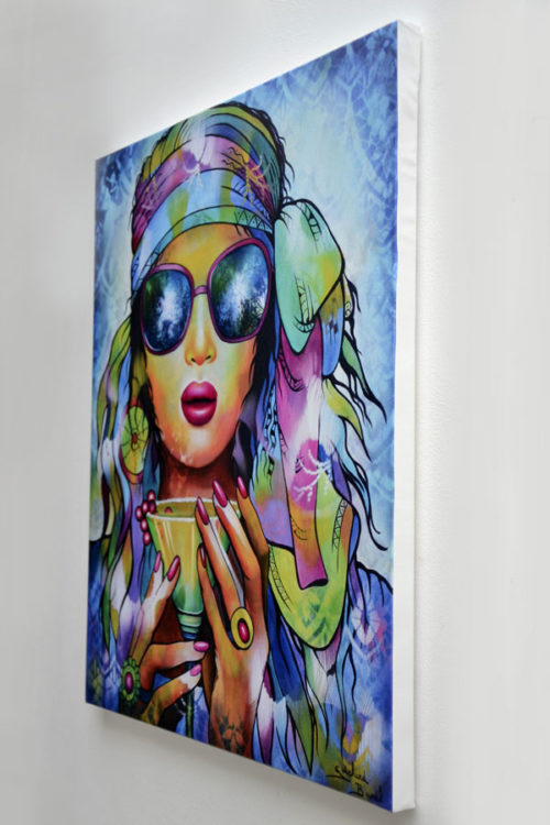 Impression sur Toile "Peace and Love" de Guichard Bunel