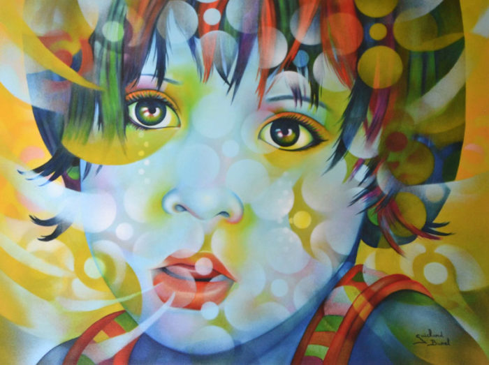 Plexiglass Enfant de Bali de Guichard Bunel