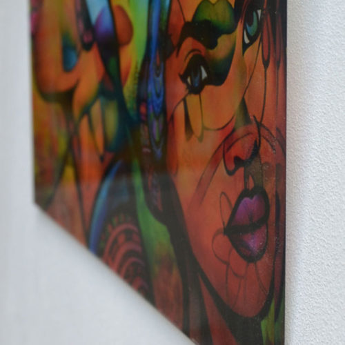 reproduction d'art en plexiglass de guichard bunel