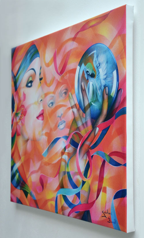 Impression sur toile "Heureux présage" de Guichard Bunel