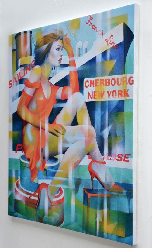 Impression sur Toile "Première classe" de Guichard Bunel