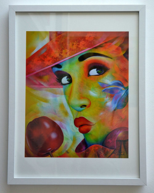 pomme d'amour en tirage papier par Jeannette Guichard Bunel