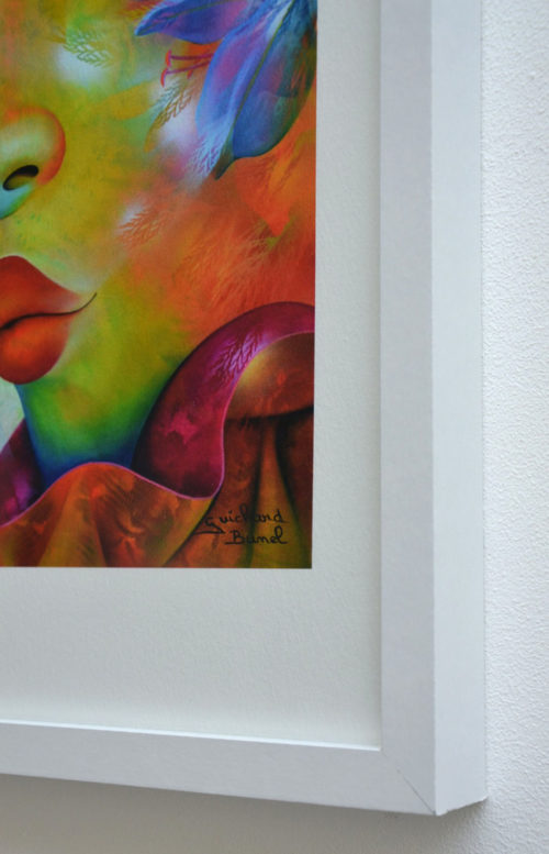 pomme d'amour en tirage papier par Jeannette Guichard Bunel