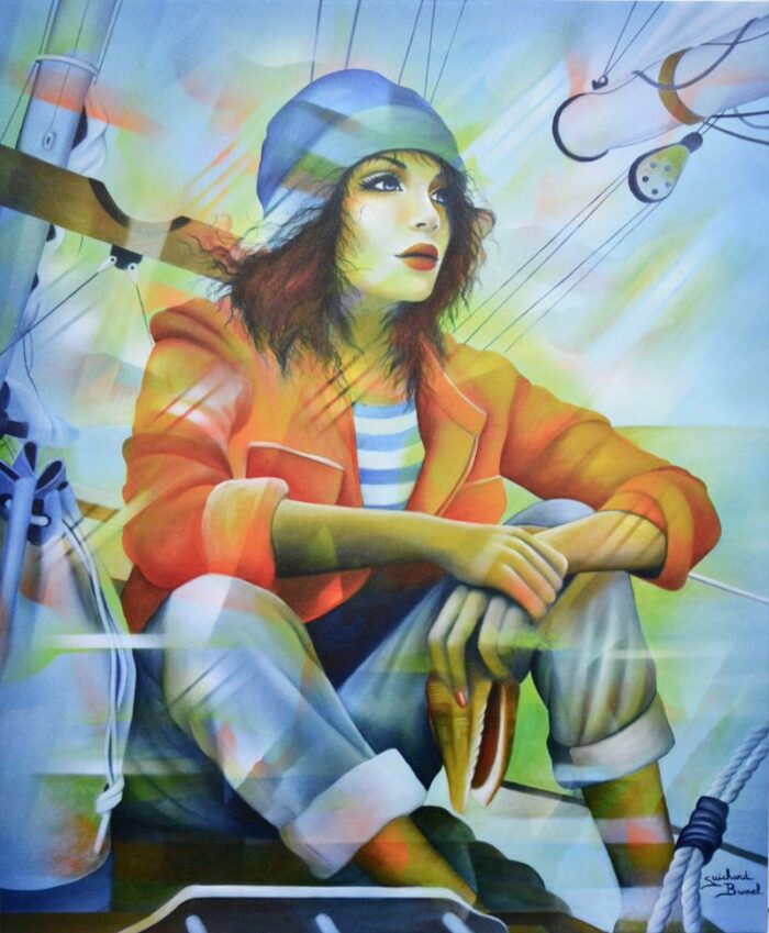 Guichard bunel, Comme un oiseau de passage - impression sur toile